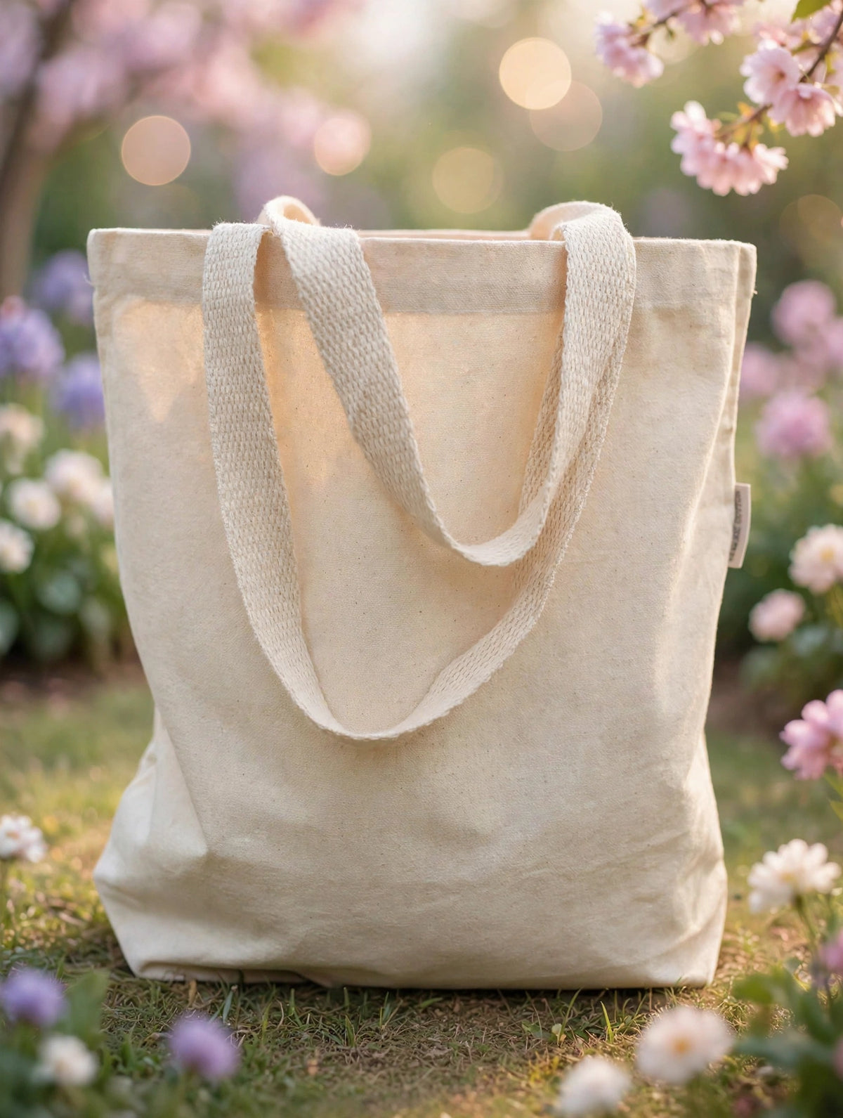 Butterfly Canvas Tote Bag Organic Cotton