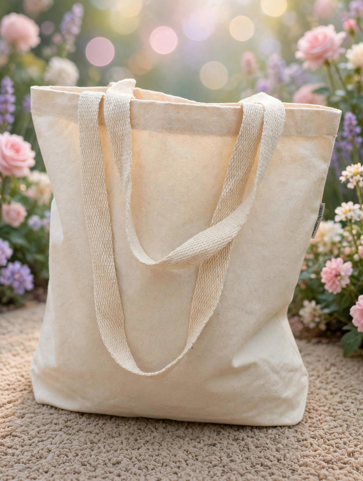 Animal Canvas Tote Bag Organic Cotton