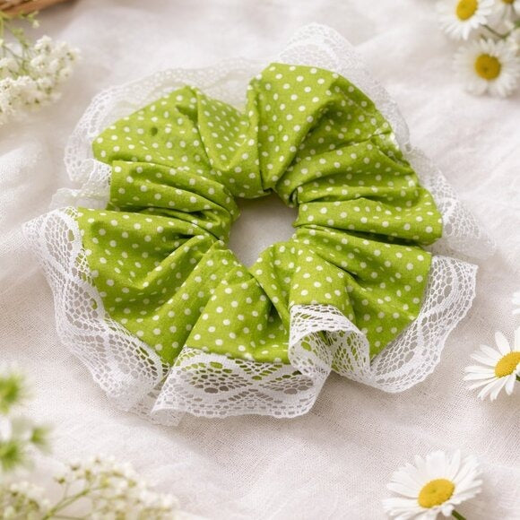 Scrunchies with Lace