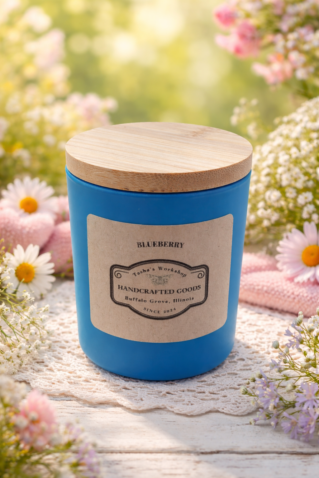 Blueberry Soy Wax Candle 7oz