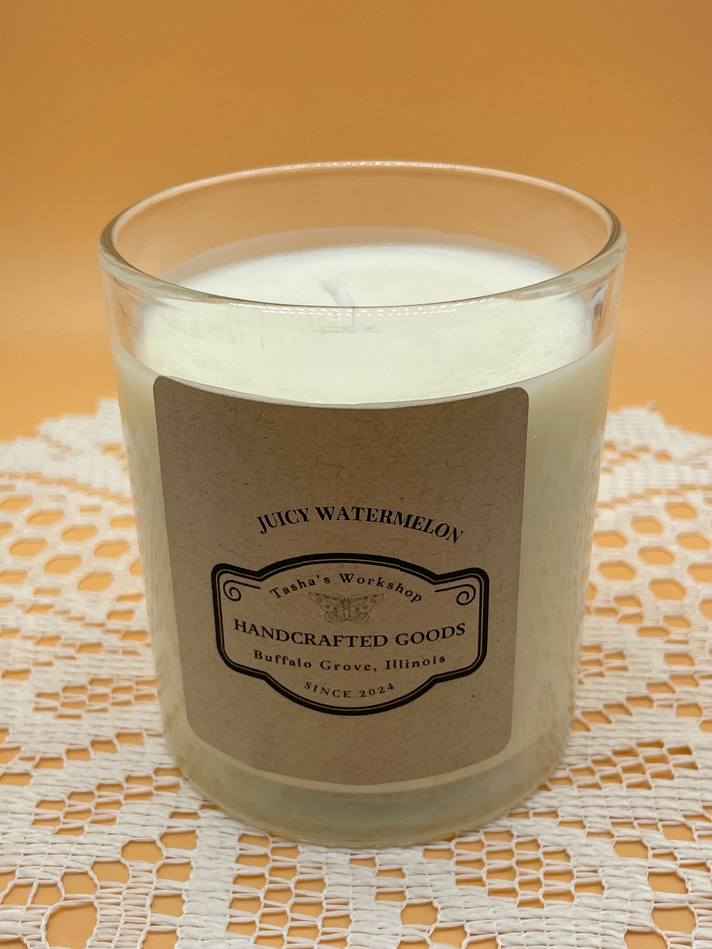 Juicy Watermelon Soy Wax Candle 10oz