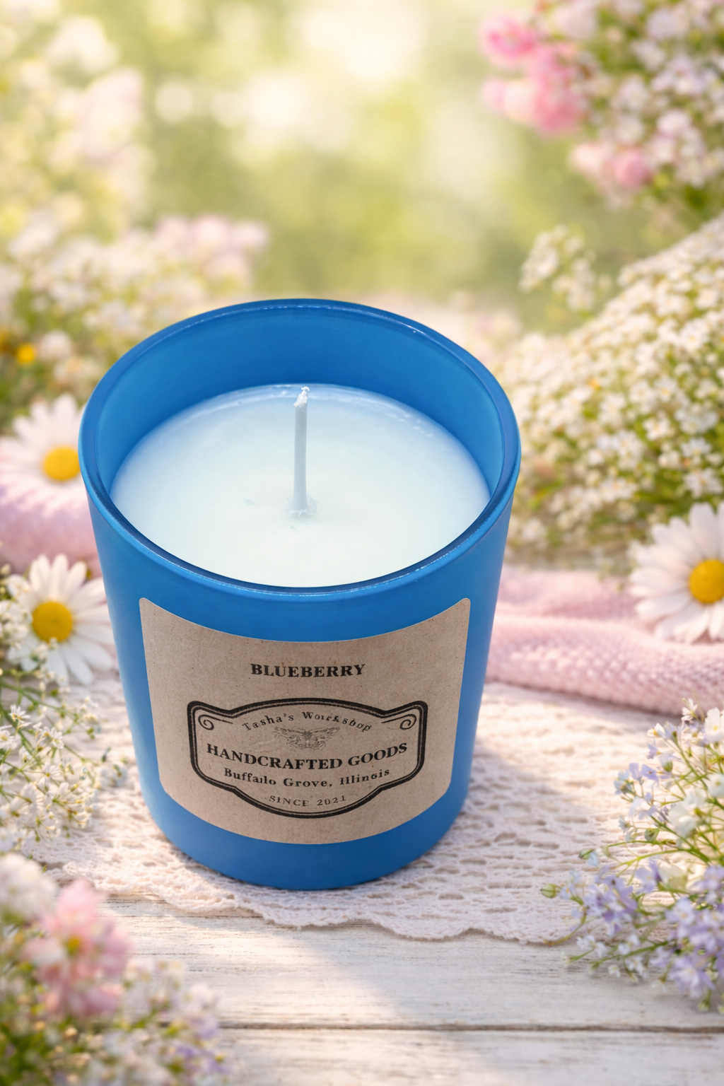 Blueberry Soy Wax Candle 7oz