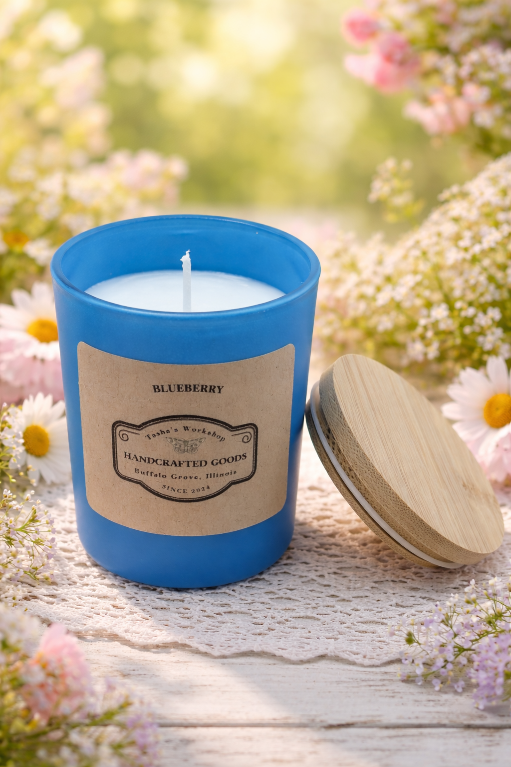 Blueberry Soy Wax Candle 7oz