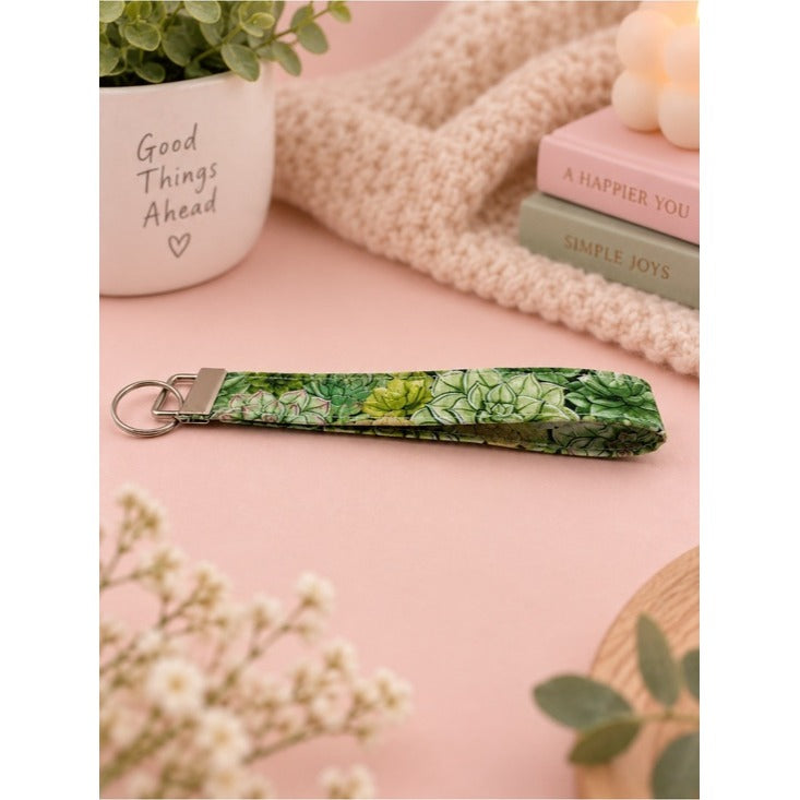Succulence Wristlet Keychain