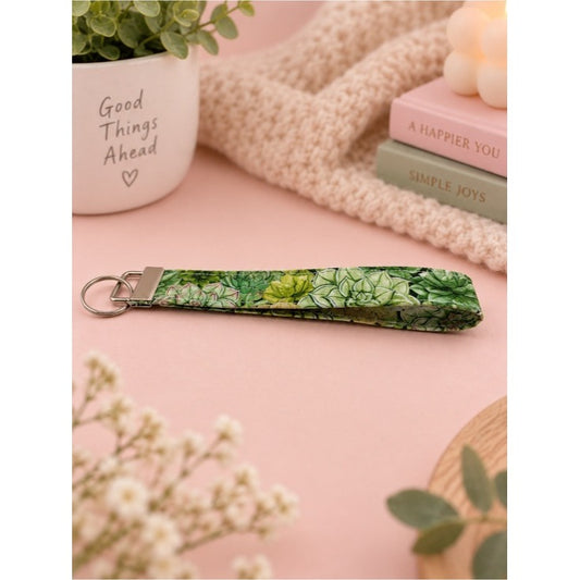 Succulence Wristlet Keychain