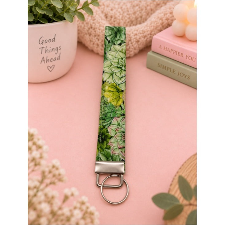 Succulence Wristlet Keychain