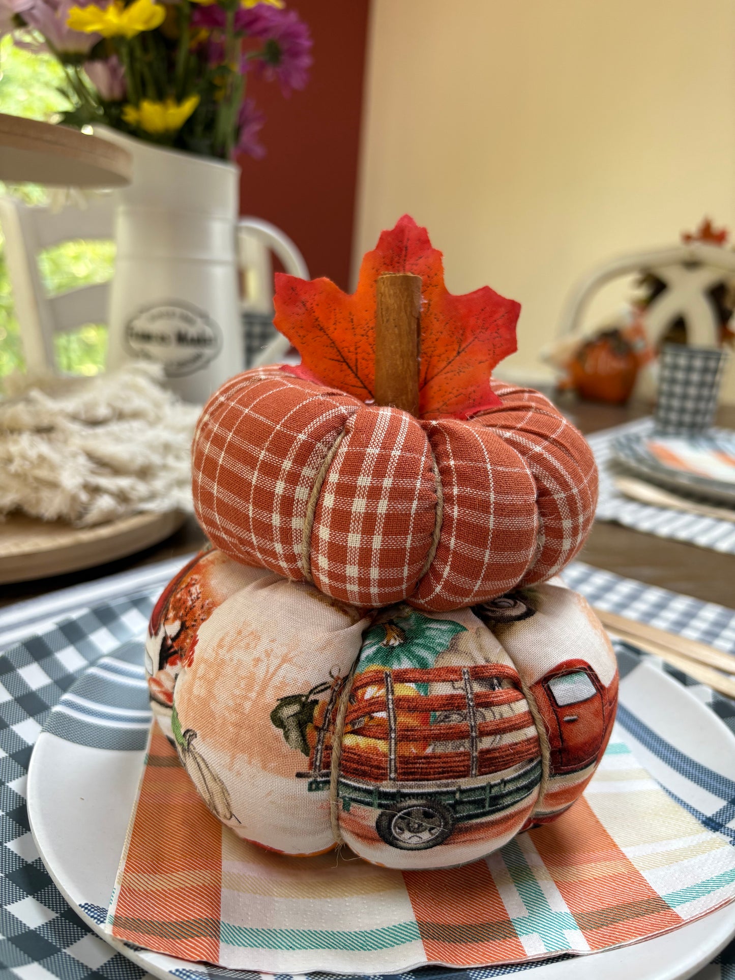 Stack Pumpkins Fall Decor