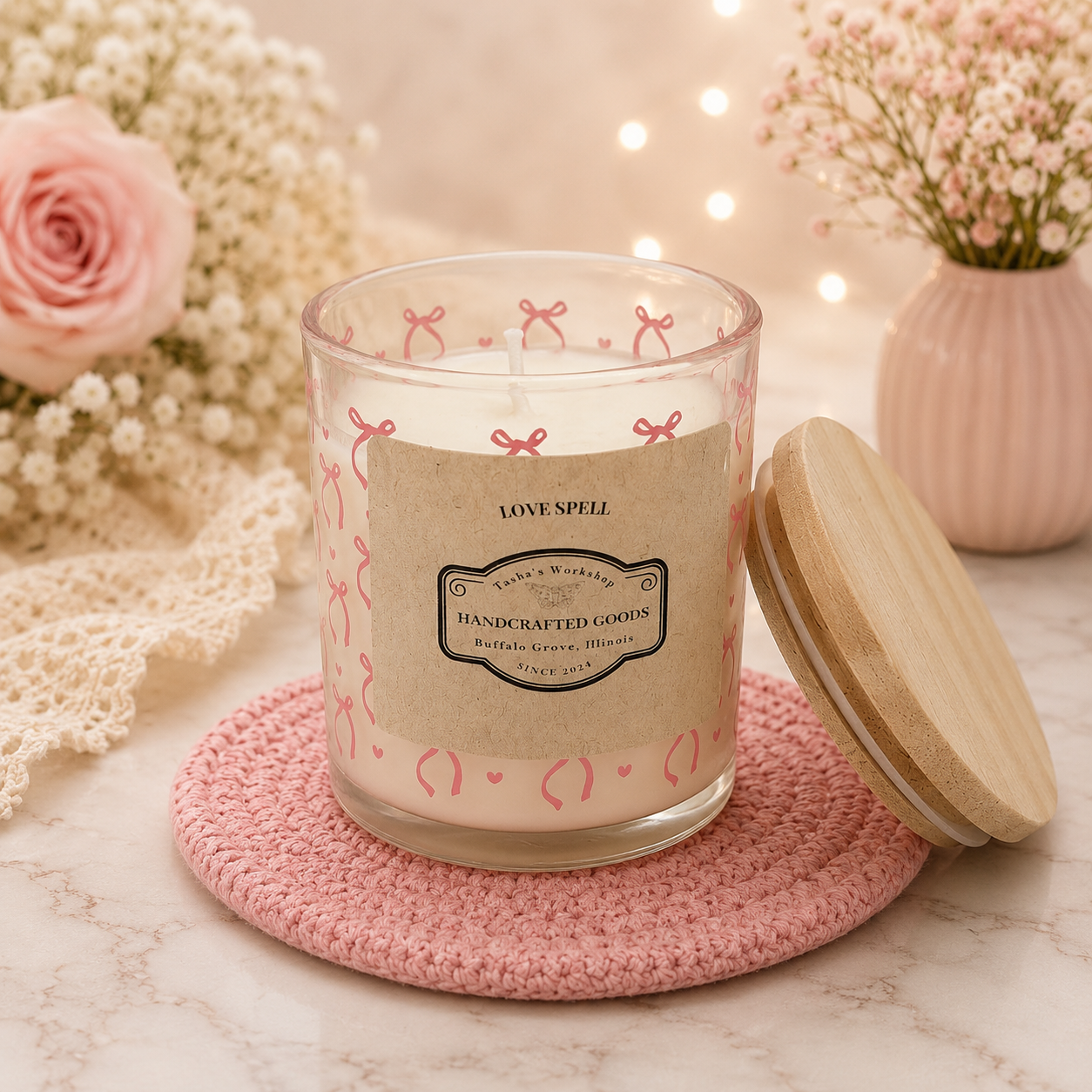 Love Spell Soy Candle | 7oz Hand-Poured Candle