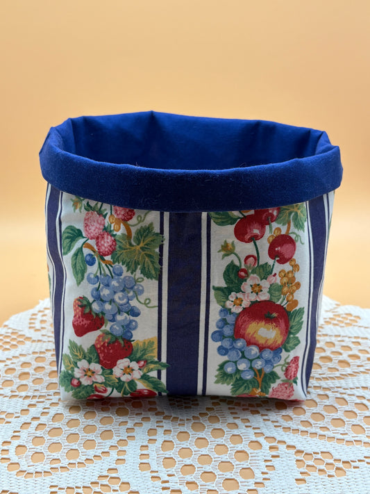 Fruit Themed Fabric Gift Storage Basket