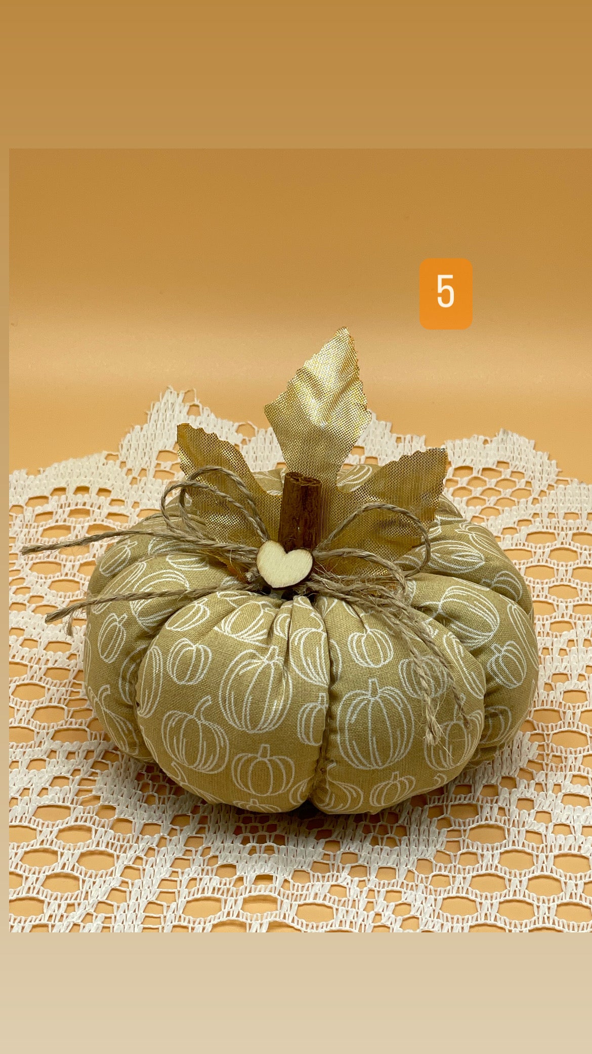 One Handmade Pumpkin of Your Choice