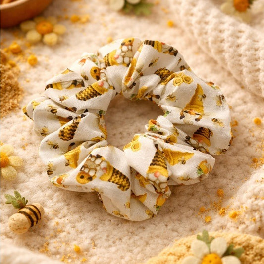 Bee Gnome Scrunchie - Standard Size