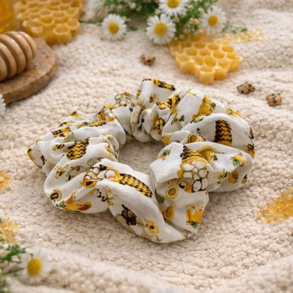 Bee Gnome Scrunchie - Standard Size