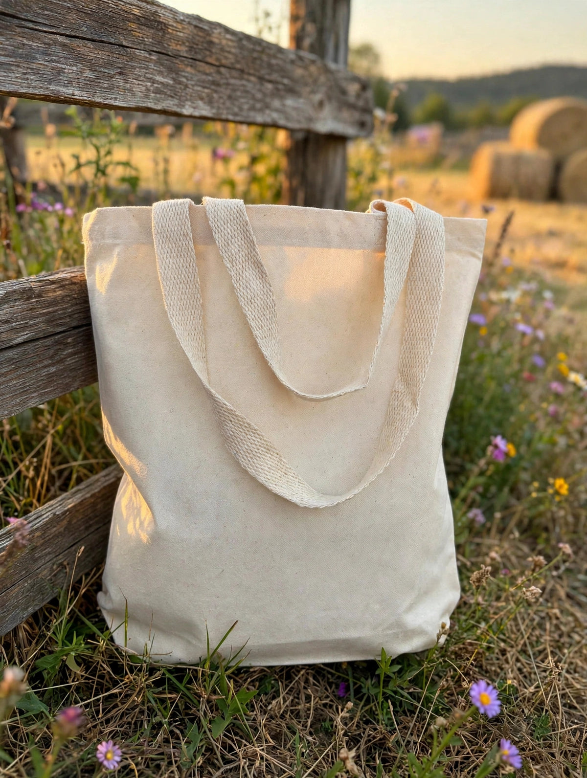 Western Canvas Tote Bag Organic Cotton