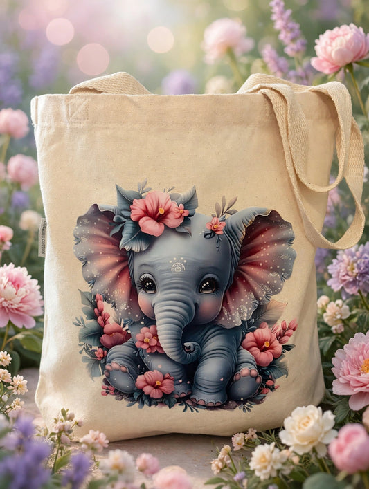 Animal Canvas Tote Bag Organic Cotton