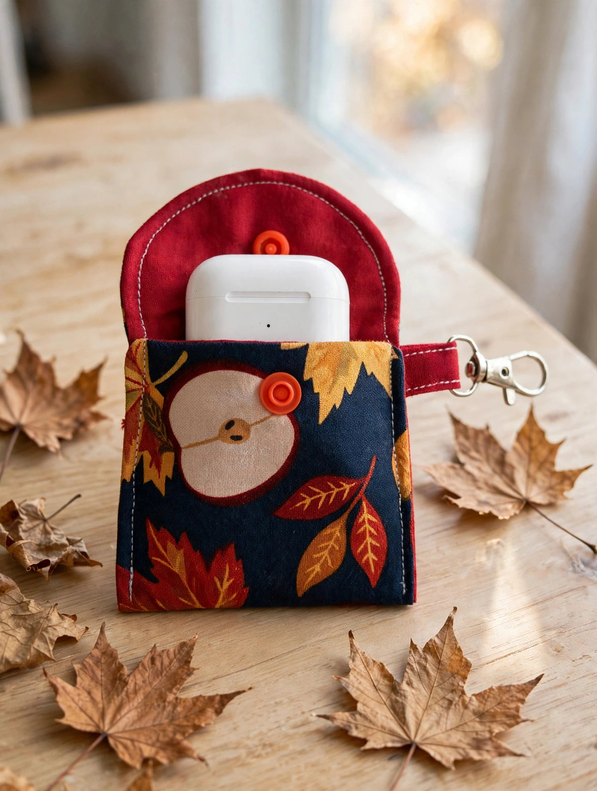 Autumn Apple Earbud Case