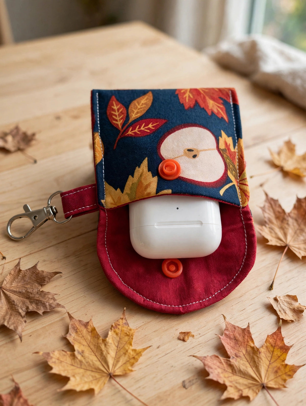 Autumn Apple Earbud Case