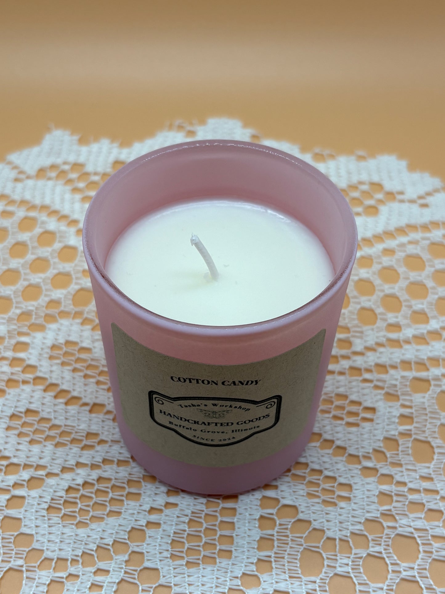 Cotton Candy Soy Wax Candle 7oz