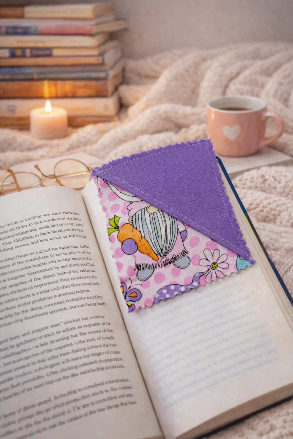 Easter Fabric Corner Bookmark