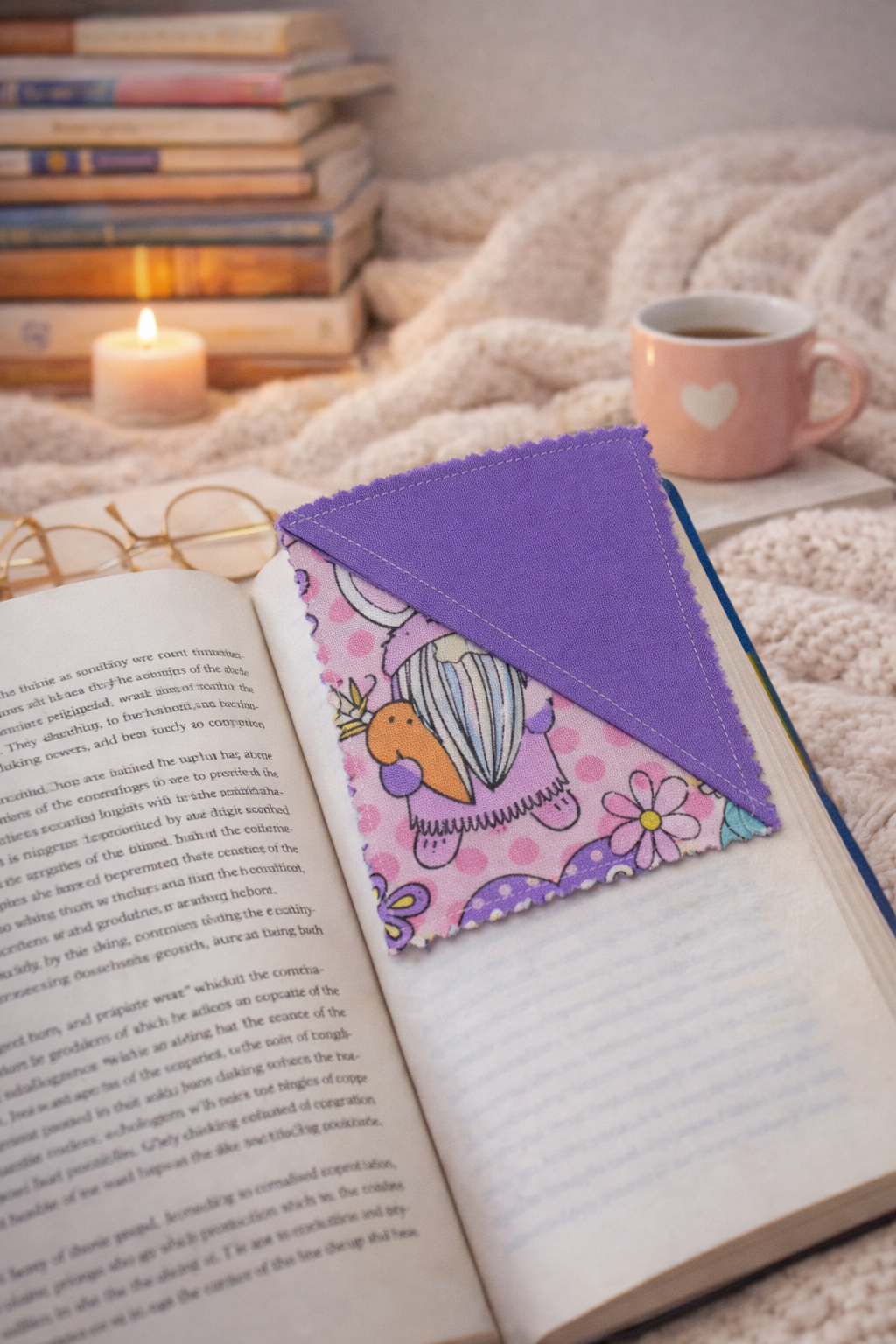 Easter Fabric Corner Bookmark