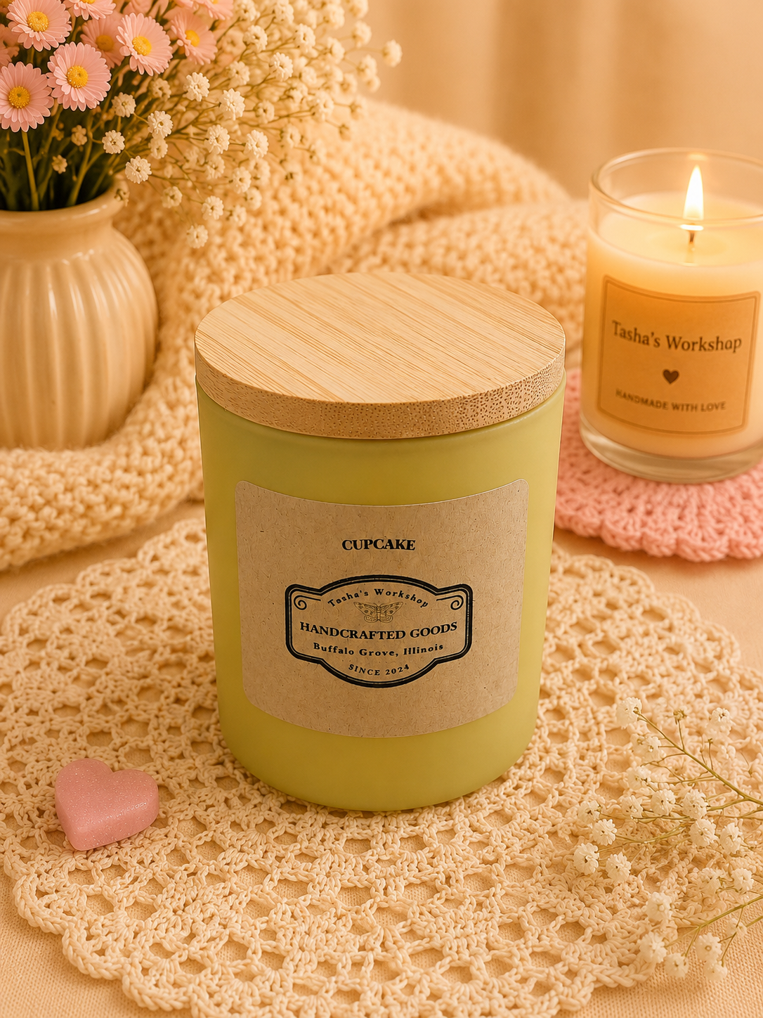 Cupcake Soy Wax Candle 7oz