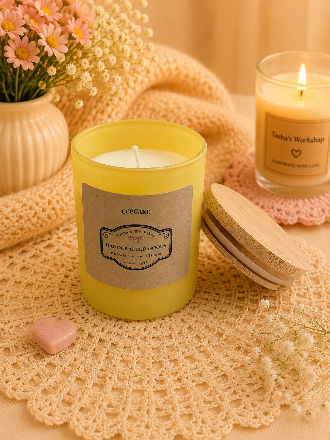 Cupcake Soy Wax Candle 7oz