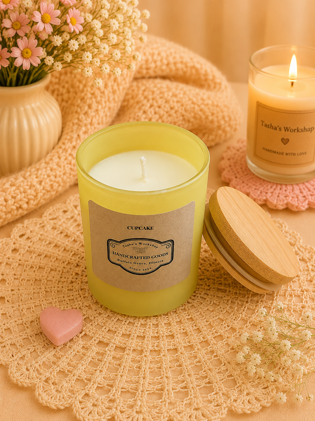 Cupcake Soy Wax Candle 7oz