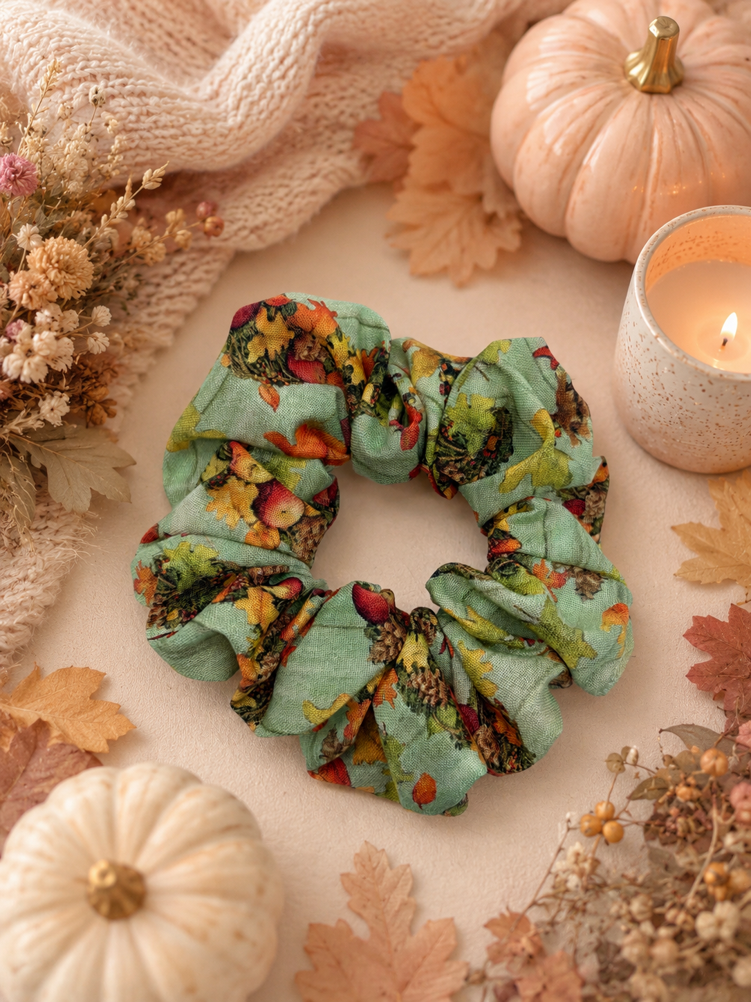 Fall Inspired Scrunchie
