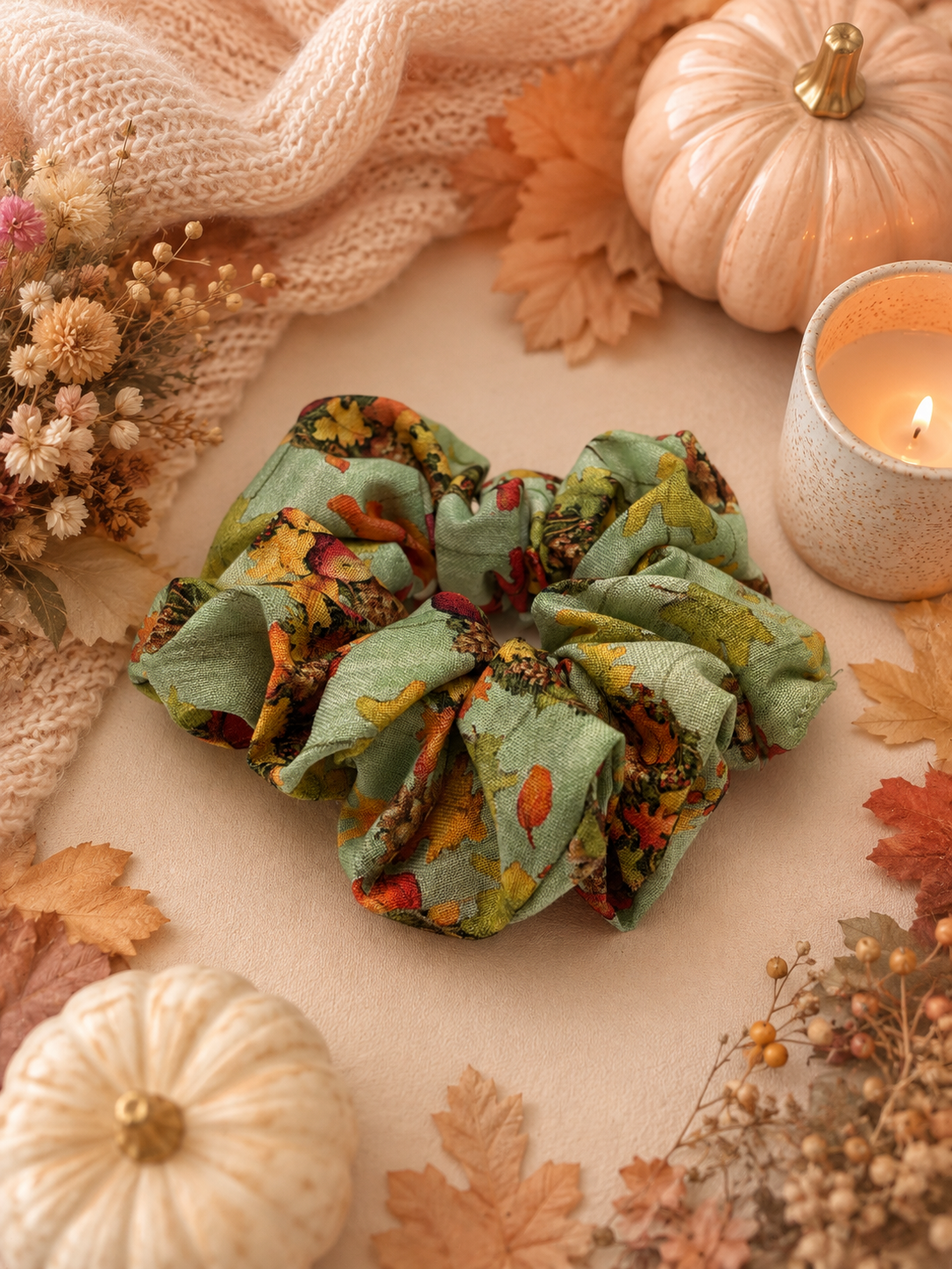 Fall Inspired Scrunchie