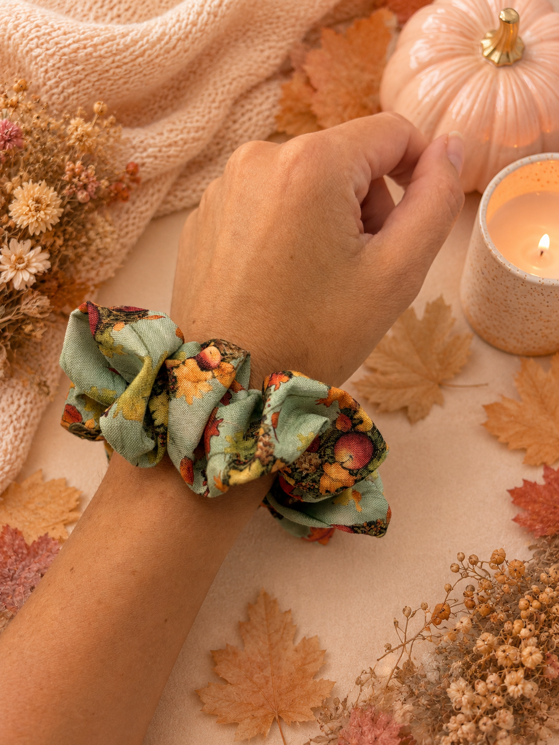 Fall Inspired Scrunchie
