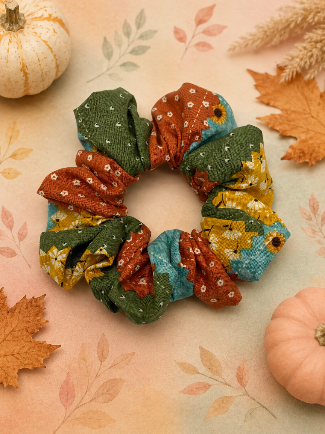 Fall Inspired Scrunchie