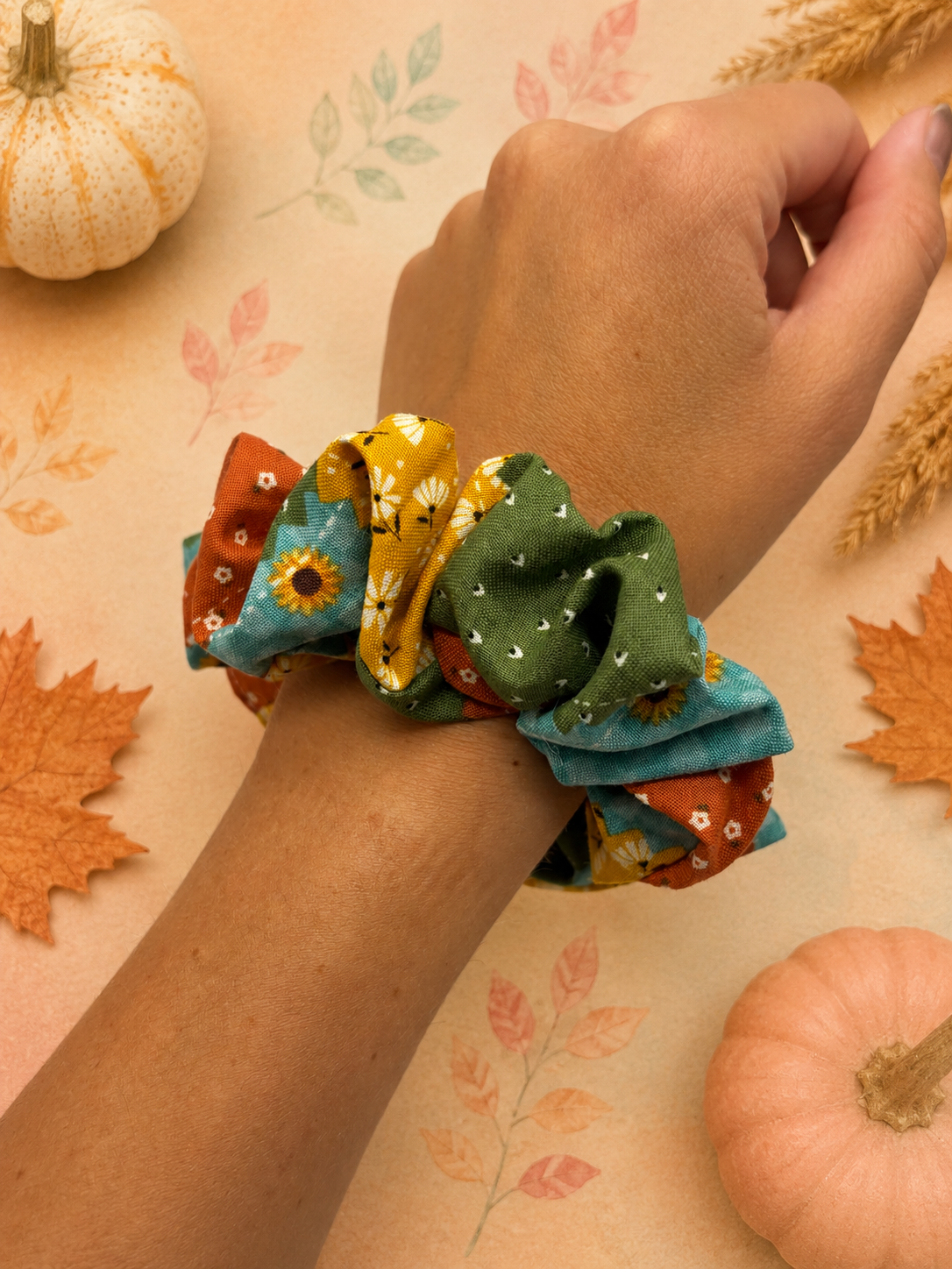 Fall Inspired Scrunchie