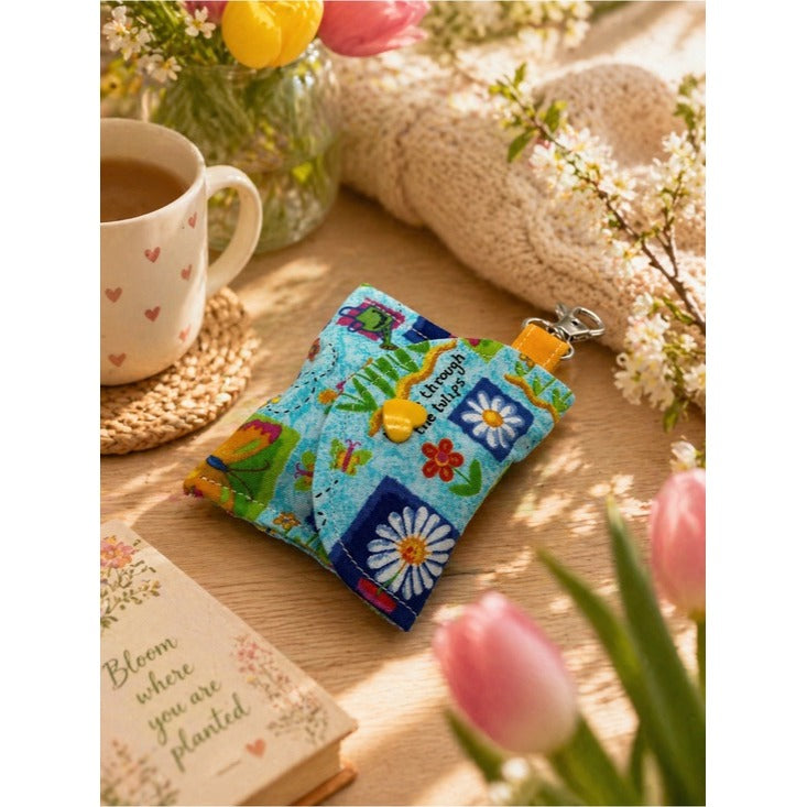 Cozy Spring Floral Earbud Case