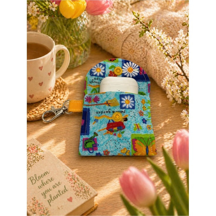 Cozy Spring Floral Earbud Case
