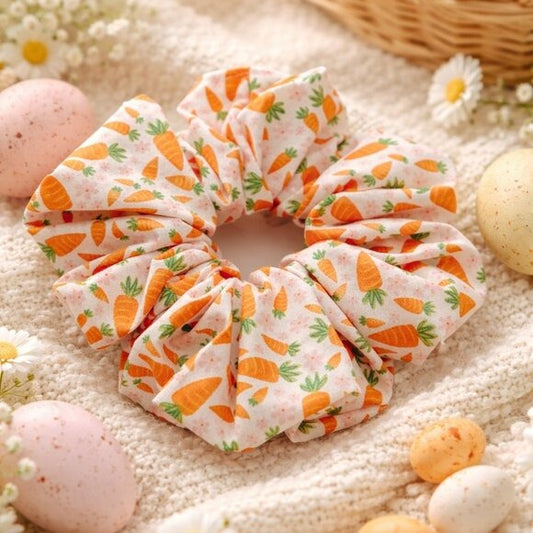 Carrot Garden Cotton XXL Scrunchie