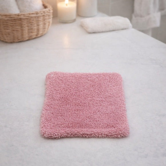 Colorful Pink Reusable Makeup Remover Pads Set of 8