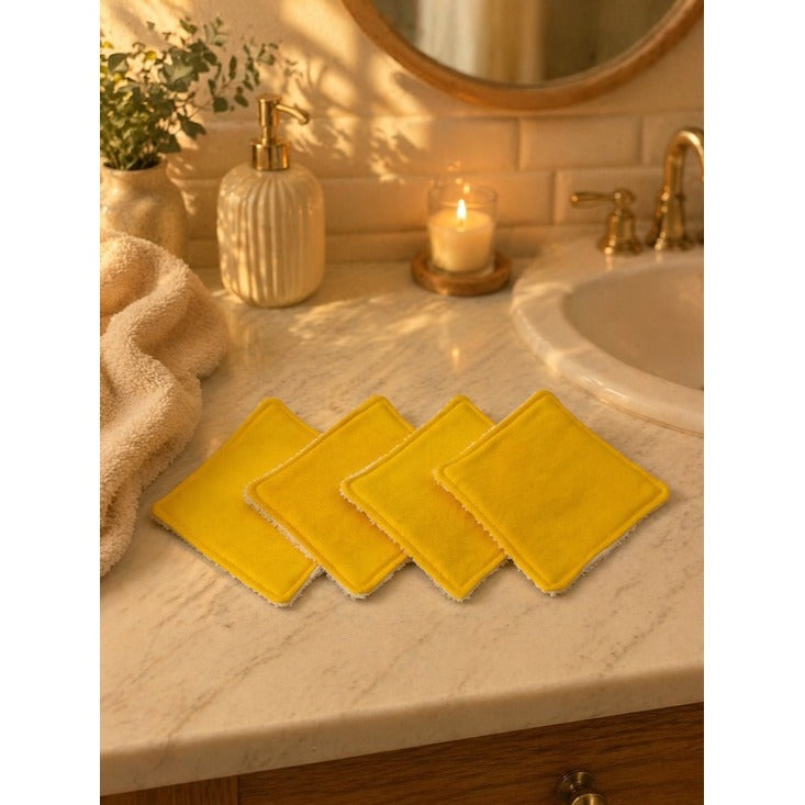 Floral Reusable Makeup Remover Pads Set of 8