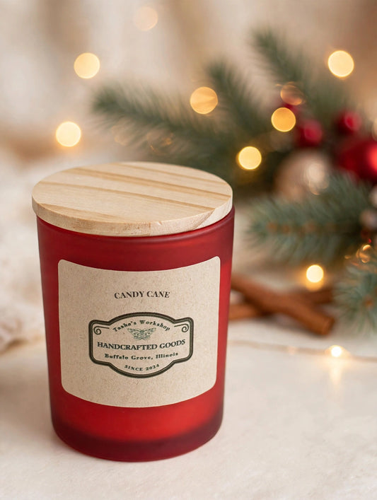 Candy Cane Soy Candle