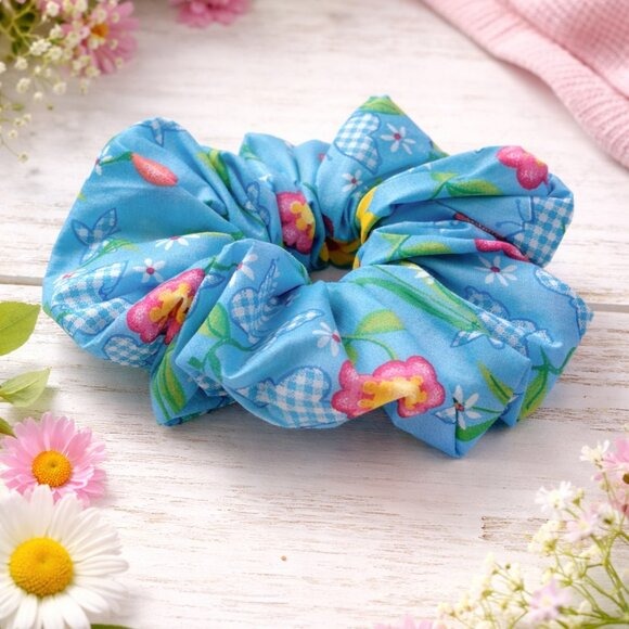 Spring Floral Cotton XXL Scrunchie