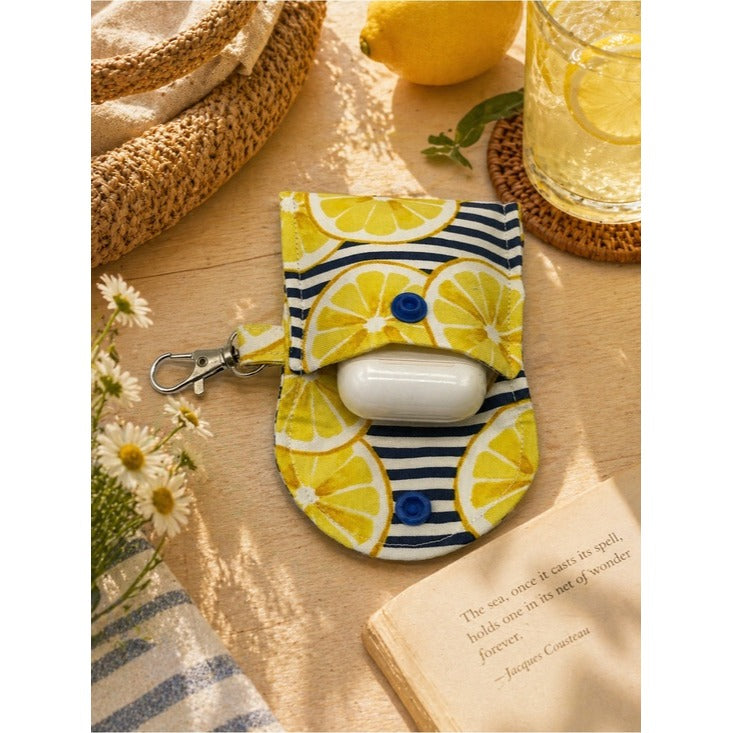 Lemon Print AirPods Case